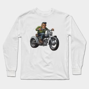 Crazy Biker. Long Sleeve T-Shirt